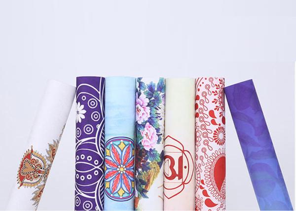 Quality Digital Printed Yoga Mat , Double Surface Non Slip Custom Made Yoga Mats for sale