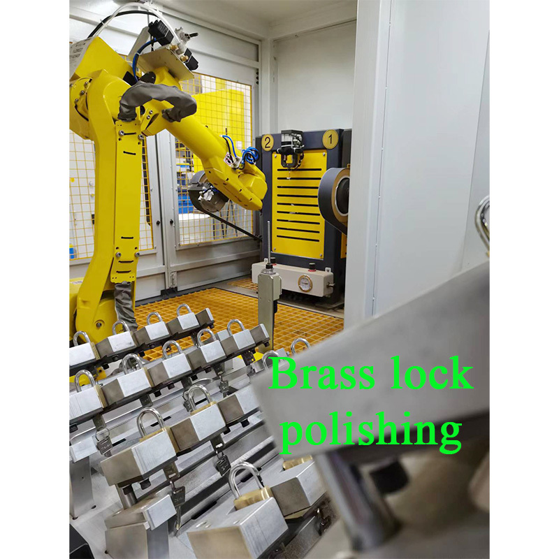 Labor Cost Reduction Robotic Polishing Machine for Brass Lock Production
