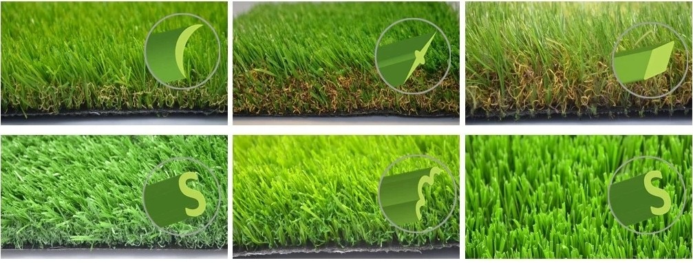 Washable Synthetic Turf Mat , 20mm 25mm 30mm Height Artificial Grass Carpet