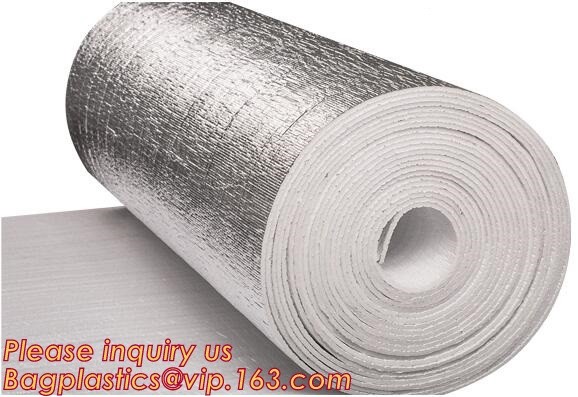 Foil crim kraft insulation,Alu foil FSK insulation, FOIL scrim kraft facing, reflective aluminium foil insulation,bonded