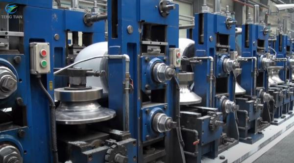 Quality Round Square Consturction Stainless Steel Pipe Manufacturing Machine 10m/Min for sale