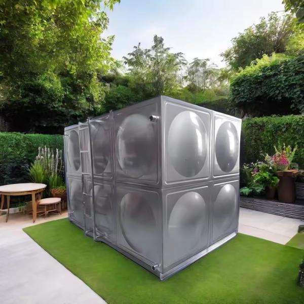 Quality Customized Stainless Steel Sectional Water Tanks For Water Storage  / Welded Steel Tanks ISO 9001 for sale