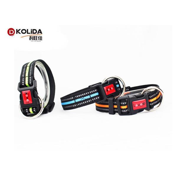 Easy Clean Nylon Dog Collars , Adjustable Puppy Collar For Cats / Small Animals