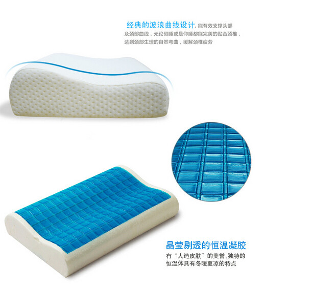 Customised Memory Foam Pillows Cradling Support 50×30×10/7.5cm