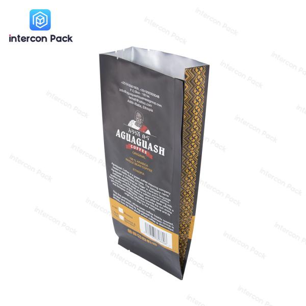 Coffee Bean Gusset Packaging Bag Heat Sealing Aluminum Foil Packaging Bags