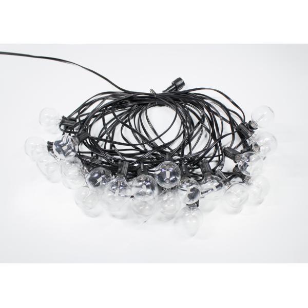 Waterproof RGB 25ft G40 Outdoor String Lights Plastic Bulbs