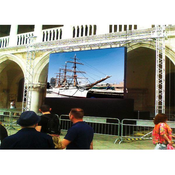 Full Color Led Backdrop Screen Rental P3.91 Square Led Display With Aluminum Frame