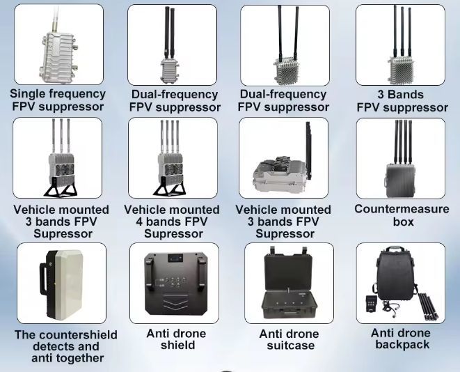 Professional 700MHz-6GHz Multi Band 0-2km Operating Distance Portable Uav Signal Jamming Detection Handheld Anti Drone Detector