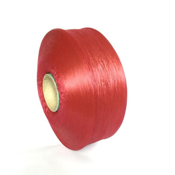Quality FDY 600D Hollow Polypropylene Filament Yarn Red PP Filament Yarn for sale