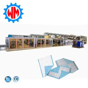 China Automatic Underpad Making Machinery Fluff Pulp SAP Underpad Manufacturing Machinery wholesale