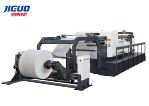 High Speed Paper Roll Cutter 1400mm Width Paper Roll To Roll Cutting Machine
