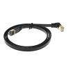 Buy cheap 1 M Right Angle Cat 6 Ethernet Network Cable / Flat Patch Cord Black Color from wholesalers