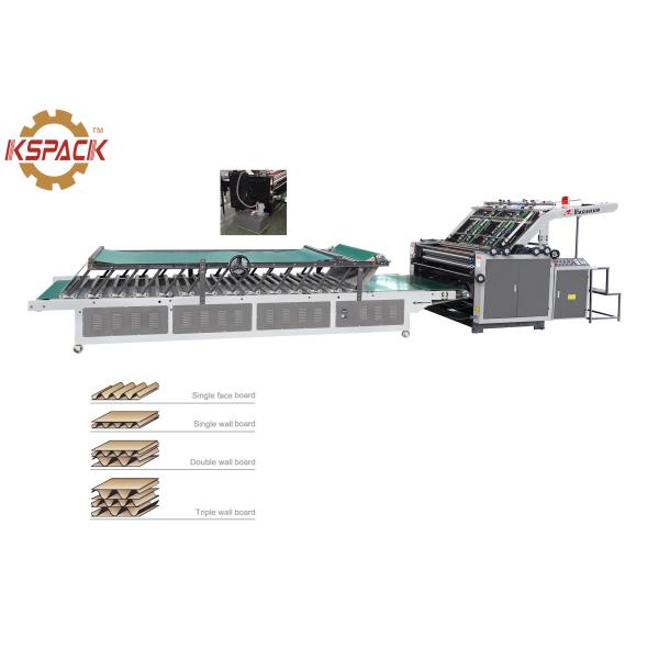 Corrugated Cardboard flute laminating machine , lamination hot press machine
