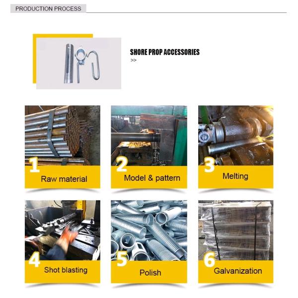 Scaffolding Post Shoring Accessories / Adjustable Shore Prop Sleeve