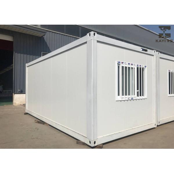 Single Layer Pre Made Container Homes With Standard Galvanized Steel Frame Structure