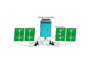 China 5km Wireless Irrigation System 4 Station Field Controller 5km Wireless On Off Control wholesale