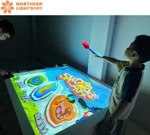 China Sand Table Interactive Projector Games 3400 Lumens Interactive Gaming Projector System wholesale