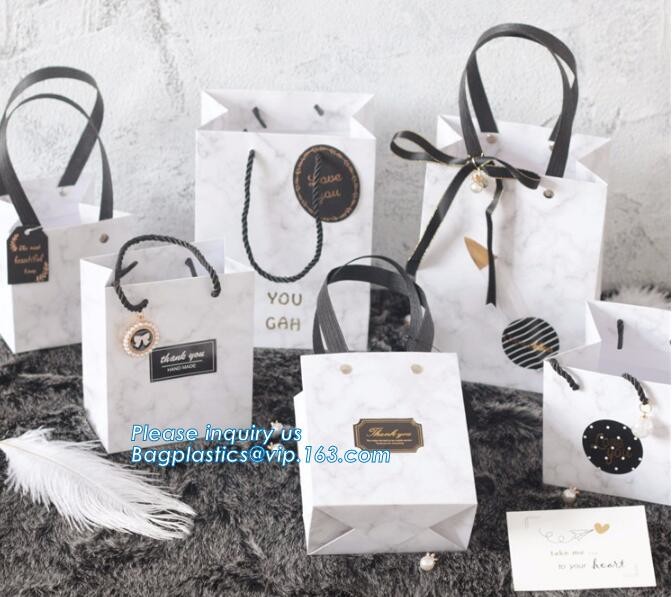 Customized Cut Printed Coated Paper Shopping Bag with Matt Lamination,rope handle custom logo printed white paper bag