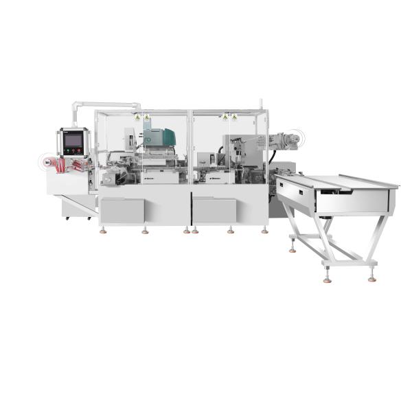 Hot Welding Semi-automatic Horizontal Chocolate Bar Tablets Fold Wrapping Packing Machine