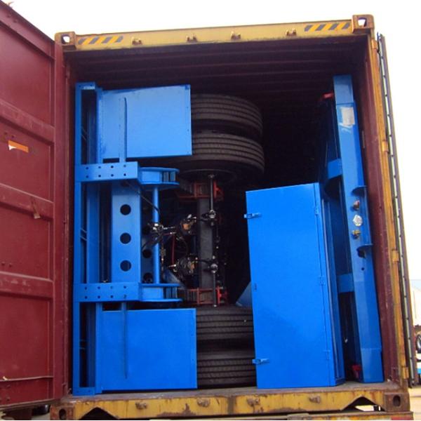 Three Axle 40ft Flat Bed Semi Trailer With Wide Range Of Uses Container Semi Trailer