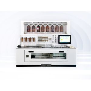 12-Channel Nucleic Acid Synthesis Machine with Waste Drainage Protective Gas