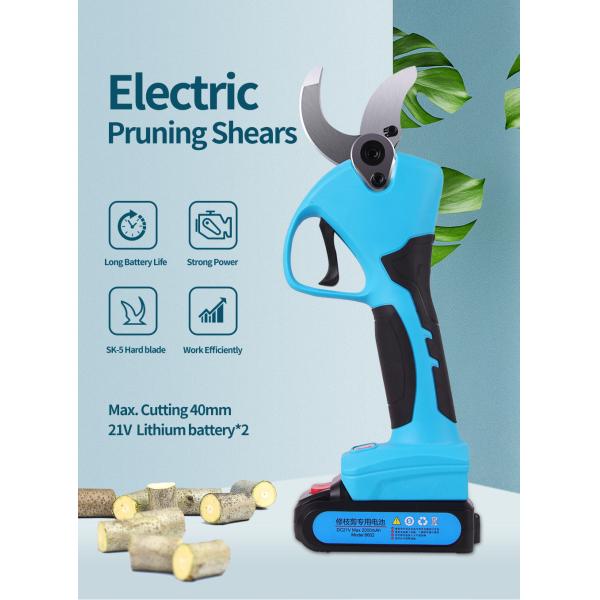 Swansoft 40mm Tijeras de podar de iones de litio de 16,8 V, tijeras eficientes, bonsai, ramas de árboles eléctricas, he