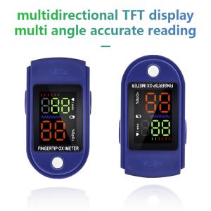 China Blue Fingertip Pulse Oximeter SPO2 Digital Pulse Meter TFT Display wholesale