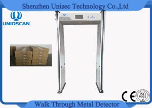 China Portable Stable Quality Digital Metal Detector / Exhibition Security Check Body 18 Zone wholesale