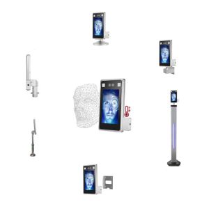7 Inch 110db Linux System Face Recognition Temperature Reader