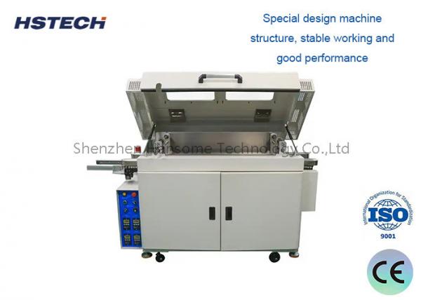 Quality Automatic Adhesive Roller and Disc Brush Single Side PCB Cleaning Equipment for sale