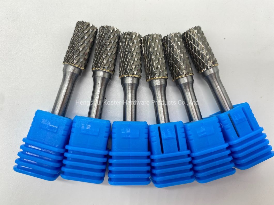 10PCS 6X10mm Carbid Rotari Carving Bur Yg8 Bit Five-Linkage CNC Tool Grinder Steel 1/4&quot; Shank Tungsten Carbide Burr Set