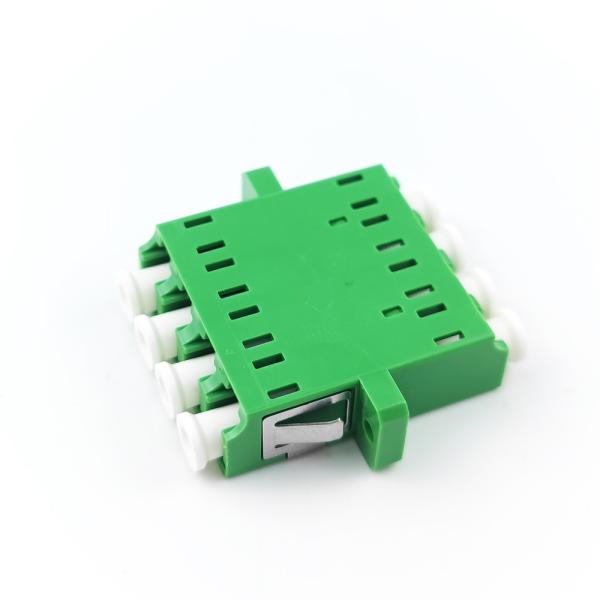 2 Ports PBT LC UPC Optic Fiber Adapter Eared Duplex Coupler for Optical Fiber Coupler