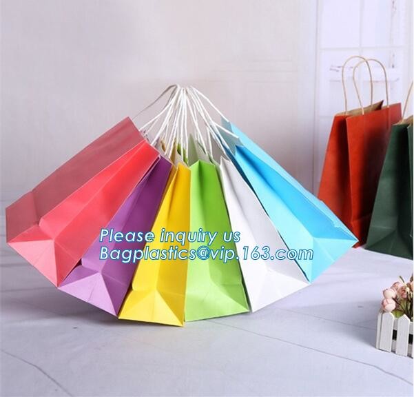 Fashion Custom Printing Luxury Gift Shopping Carrier Paper Bag With Your Own Logo Print,strong twisted handle black leat