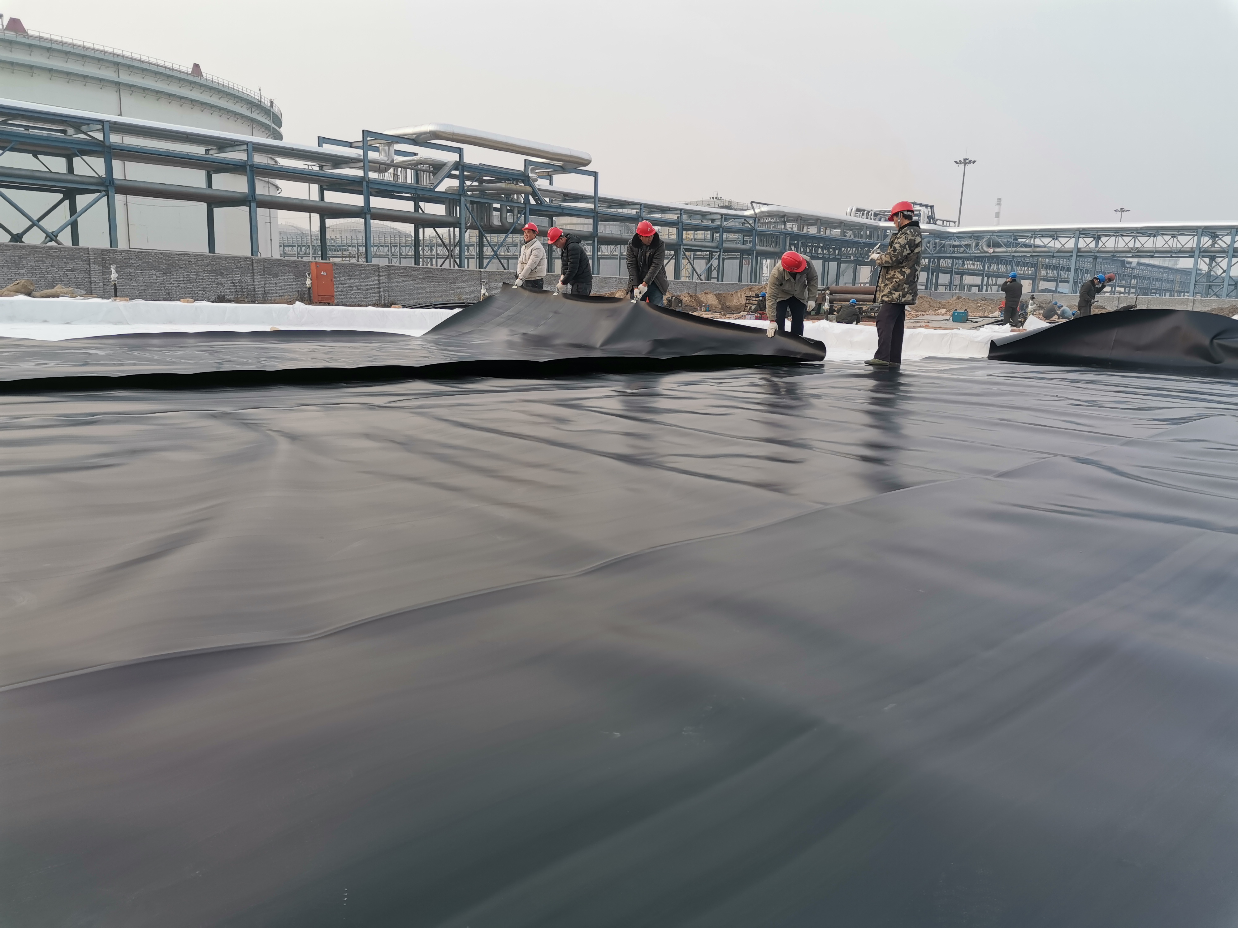 Double Smooth Surface HDPE Geomembrane Welding Machine for High Density Polyethylene