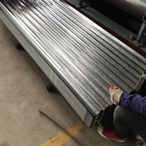 Dx51d Hot Dipped Gi Corrugated Roofing Sheet with Regular spangle