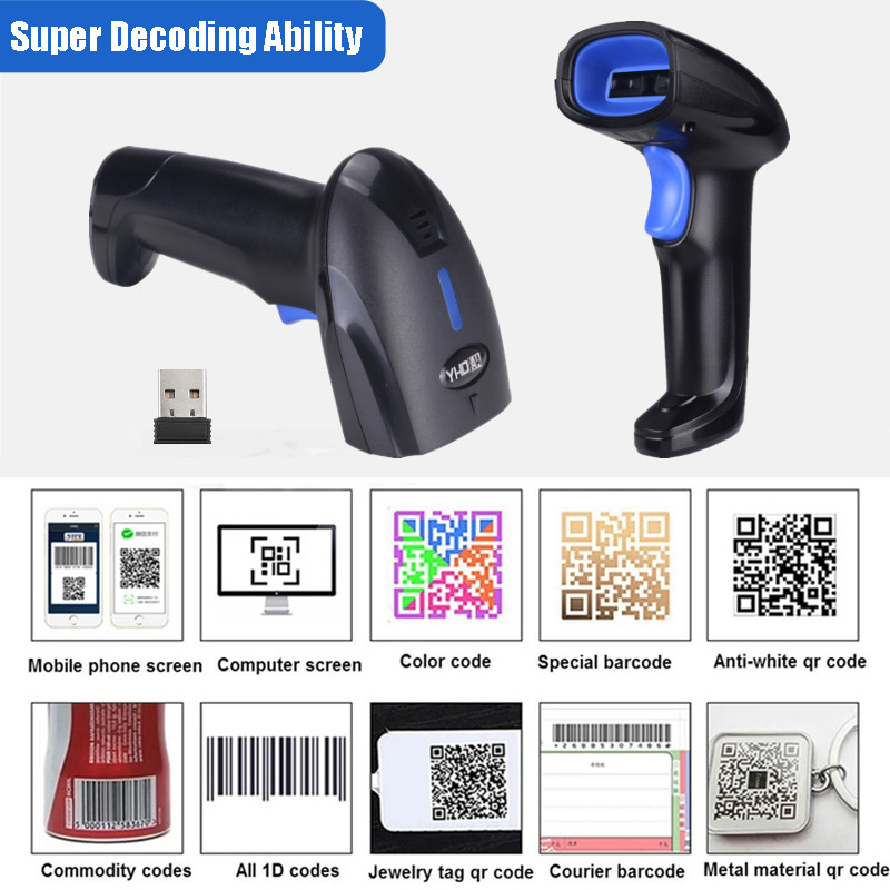 Handheld 2D Barcode Scanner Bar Code Reader For Fast / Accurate Data Capture