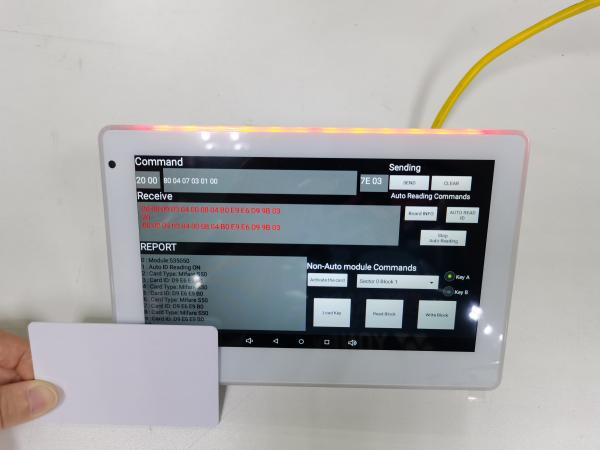Wall Mountable Industrial Controller 7 Inch Android Touch Panel RJ45 Ethernet POE Device