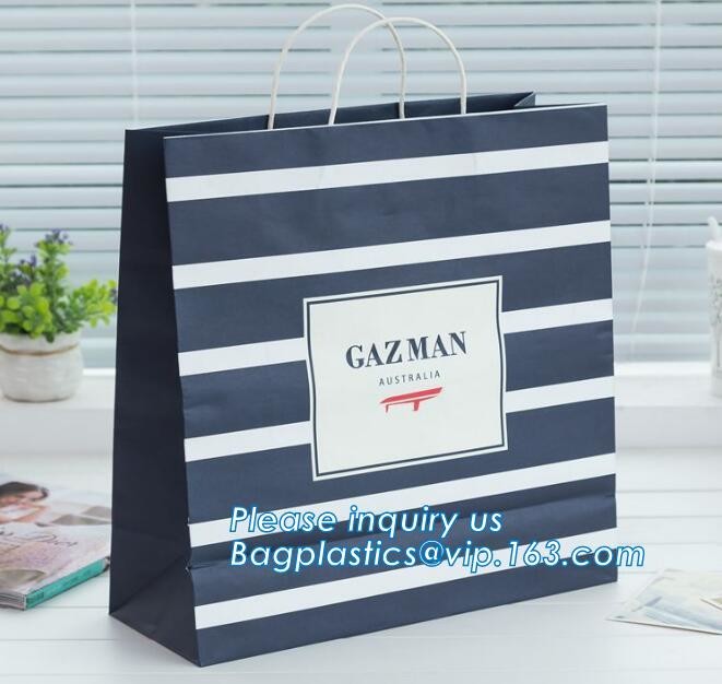 Custom paper bag with handle coated white paper bag printing pattern flower carrier bag,Flower carrier paper bags with d