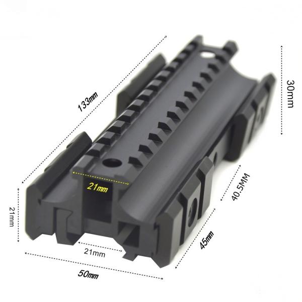 Aluminum Alloy Tactical Picatinny Riser Rail 21-21MM Gun Mount