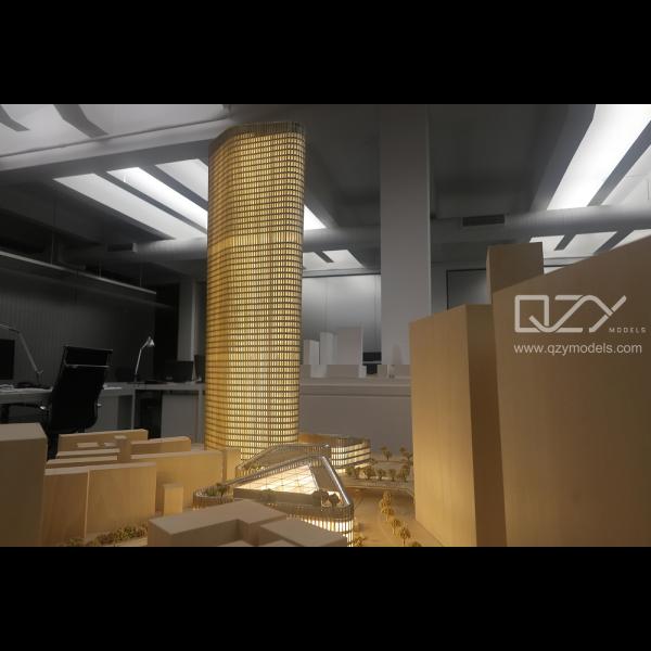 Quality JKP 1:300 Architectural Section Model Skyscrapers Building Nanshan Smart Valley for sale