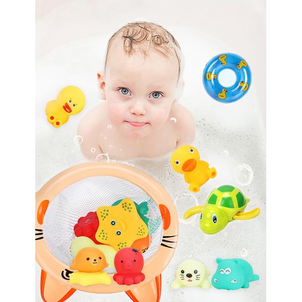 Educational Silicone Bath Toys Easy To Drain Custom Pattern Printing