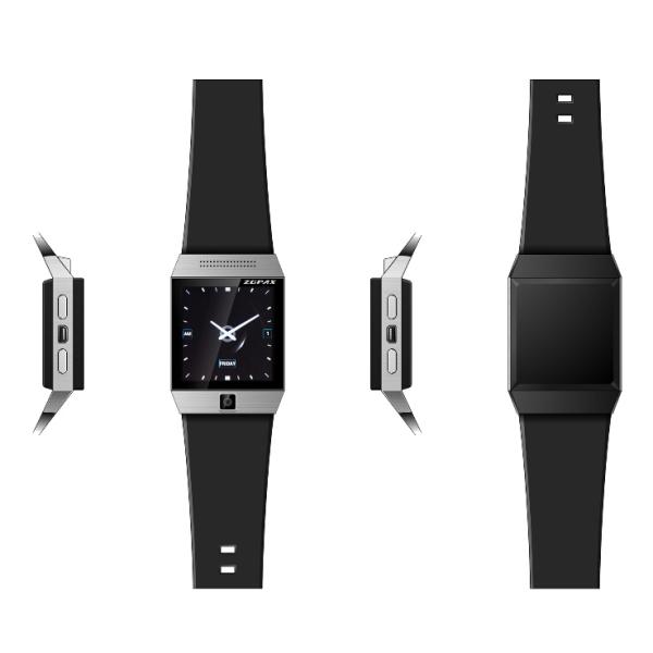 Android Smart Watch Phone ---E5, with Android 4.0 OS Build in Bluetooth and GPS