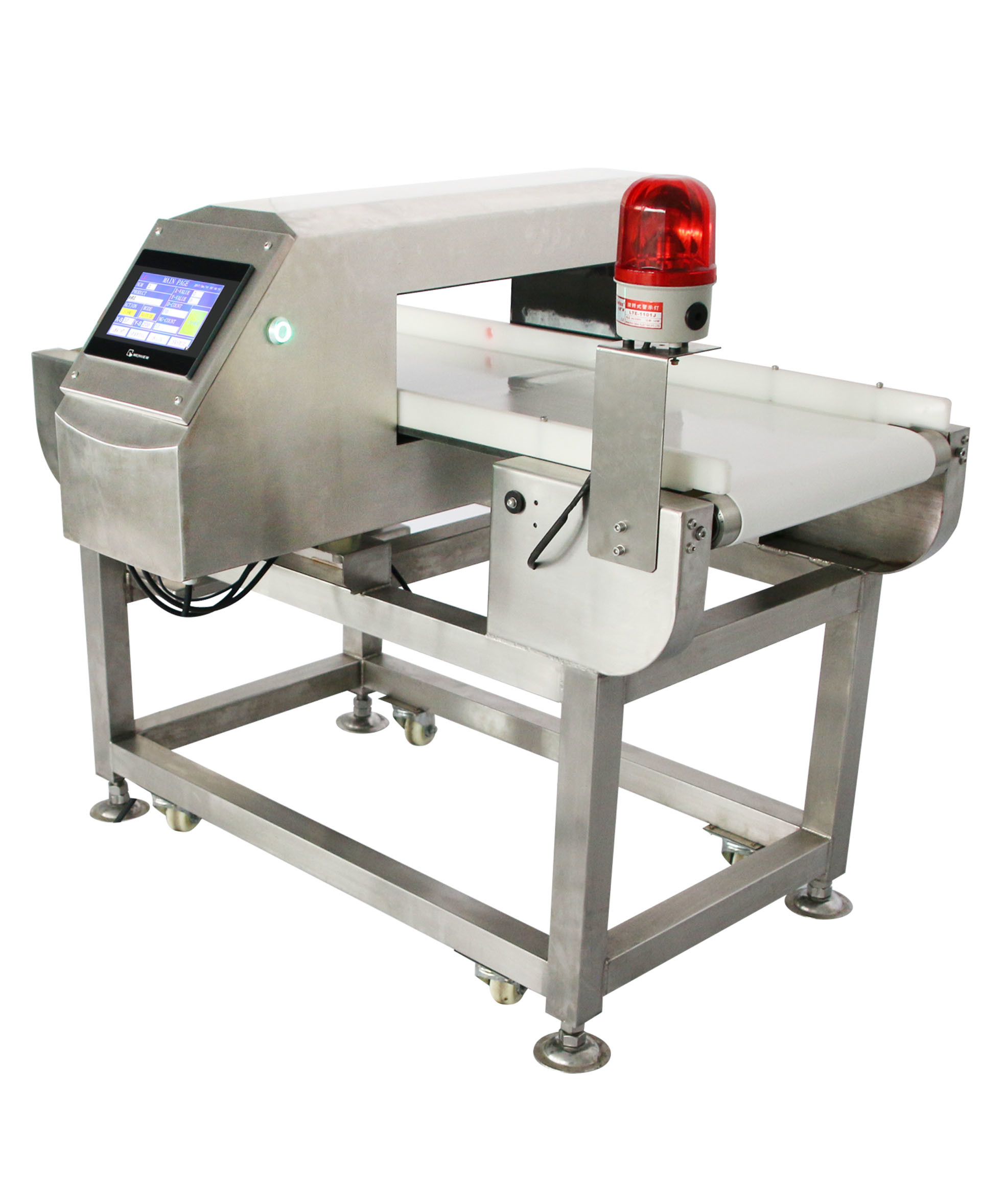 Tunnel Size 500mm(W)*120mm(H) Conveyor Belt Metal Detector For Pharmaceutical Industry