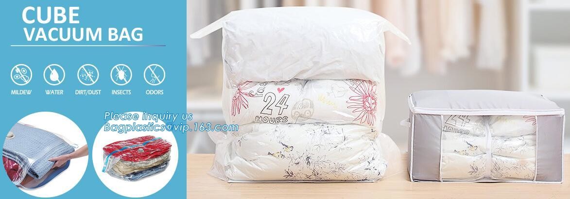 Embossing Resealable Vacuum Food Bags For Household Eco- friendly Texture Vacuum Food Storage Plastic Bag Rolls Moisture