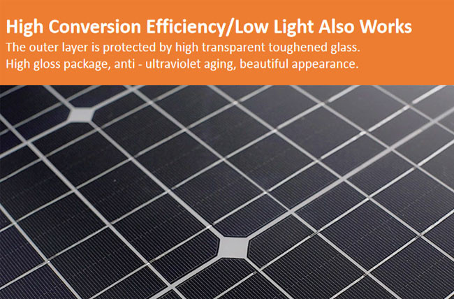 150W Monocrystalline Silicon Solar Photovoltaic Module For Solar Power Station