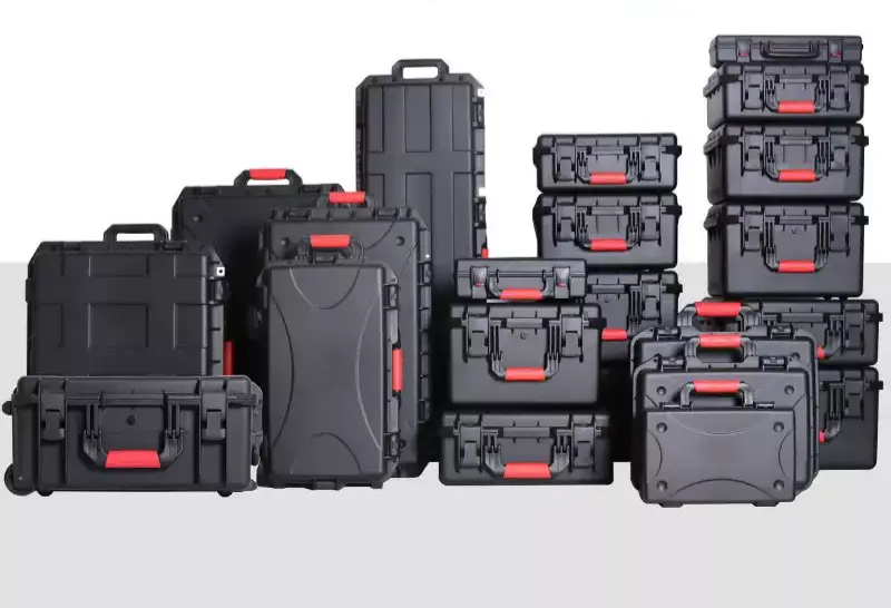 Portable Plastic Multi-Functional Safety Case Waterproof And Shockproof IP67 Rated