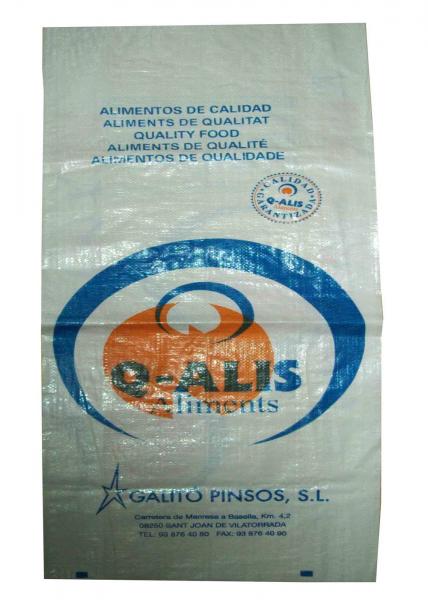 Quality Multi - Functional BOPP Laminated PP Woven Bags , Woven Polypropylene Feed Bags for sale