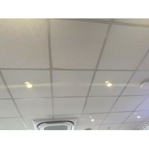 600x600 Suspended Aluminum Gypsum Ceiling Board Panels Perforated
