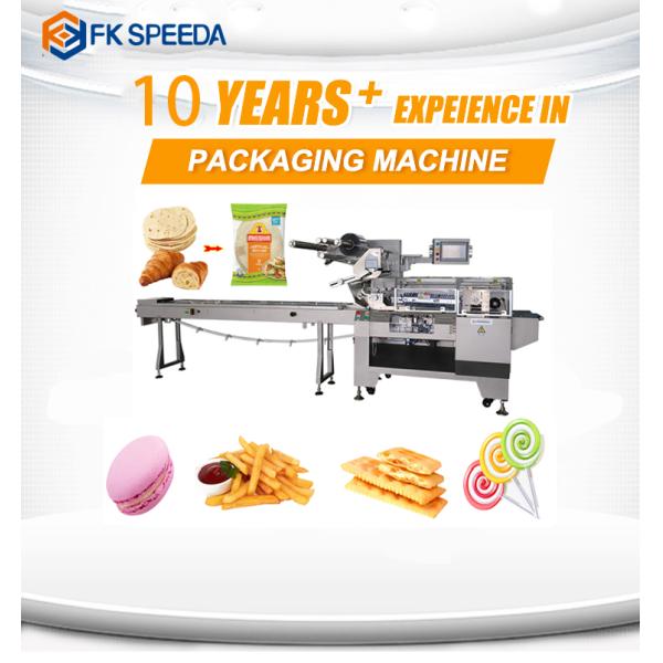FK-Z602 Automatic Horizontal Flowpack Packing Machine for Pillow Type Wafer Biscuit