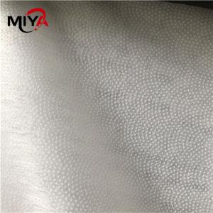 China Soft PES Single Dot 40gsm Non Woven Fusible Interlining wholesale